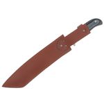 Sport si Outdoor - Camping - Cutite, bricege si accesorii - Cutite si bricege - Maceta de vanatoare IdeallStore®, Seax Blade, 45 cm, otel inoxidabil, gri, teaca piele inclusa - Infinity.ro