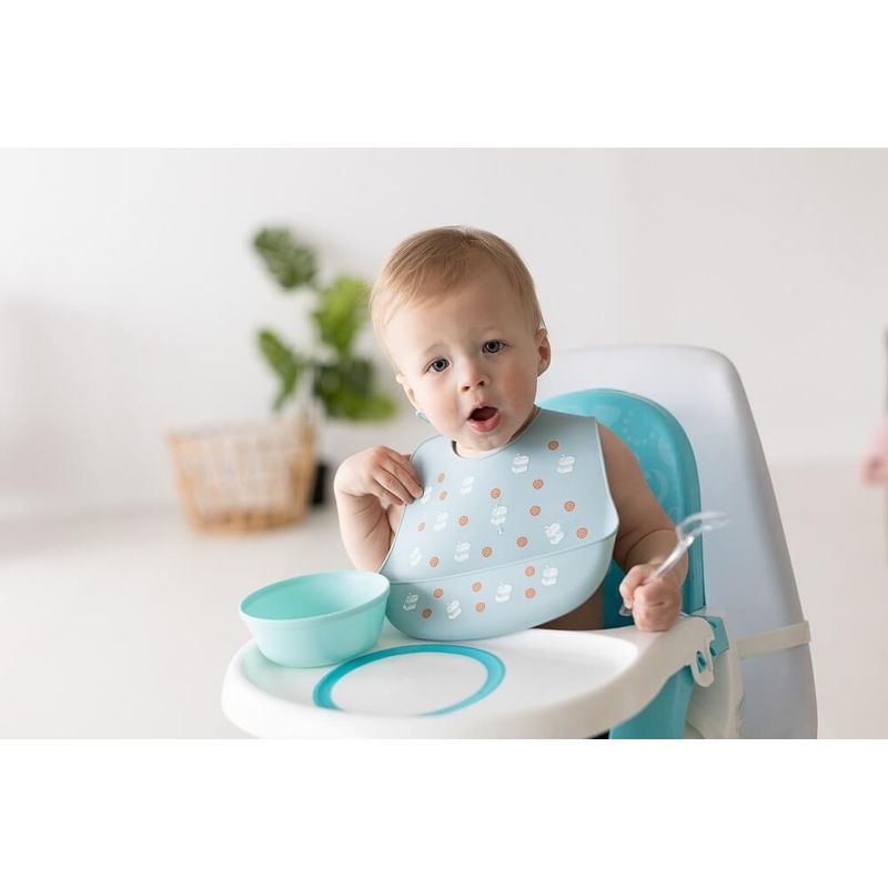 Jucarii, Copii si Bebe - Hrana si alaptare - Biberoane, suzete si accesorii hranire - Articole hranire bebelusi - Set bavete din silicon Pearhead Milk Drunk - Infinity.ro