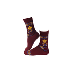 Fashion, accesorii si bijuterii - Femei - Lenjerie si pijamale femei - Sosete si ciorapi femei - Sosete antibacteriene merino Ethno Fine Bordeaux, 35-38 EU - Infinity.ro
