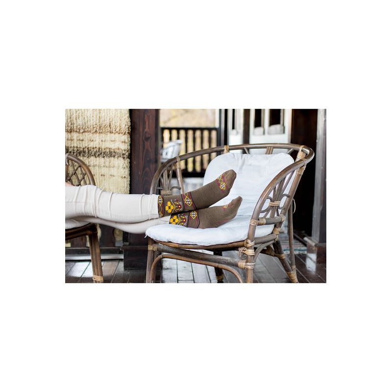 Fashion, accesorii si bijuterii - Femei - Lenjerie si pijamale femei - Sosete si ciorapi femei - Sosete antibacteriene merino Ethno Fine box 4 buc, 35-38 EU - Infinity.ro