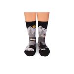 Fashion, accesorii si bijuterii - Femei - Lenjerie si pijamale femei - Sosete si ciorapi femei - Sosete bumbac Arty Socks Peisaj Montan Gri, 43-46 EU - Infinity.ro