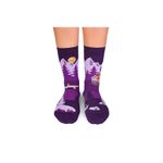 Fashion, accesorii si bijuterii - Femei - Lenjerie si pijamale femei - Sosete si ciorapi femei - Sosete bumbac Arty Socks Peisaj Montan Violet, 35-38 EU - Infinity.ro