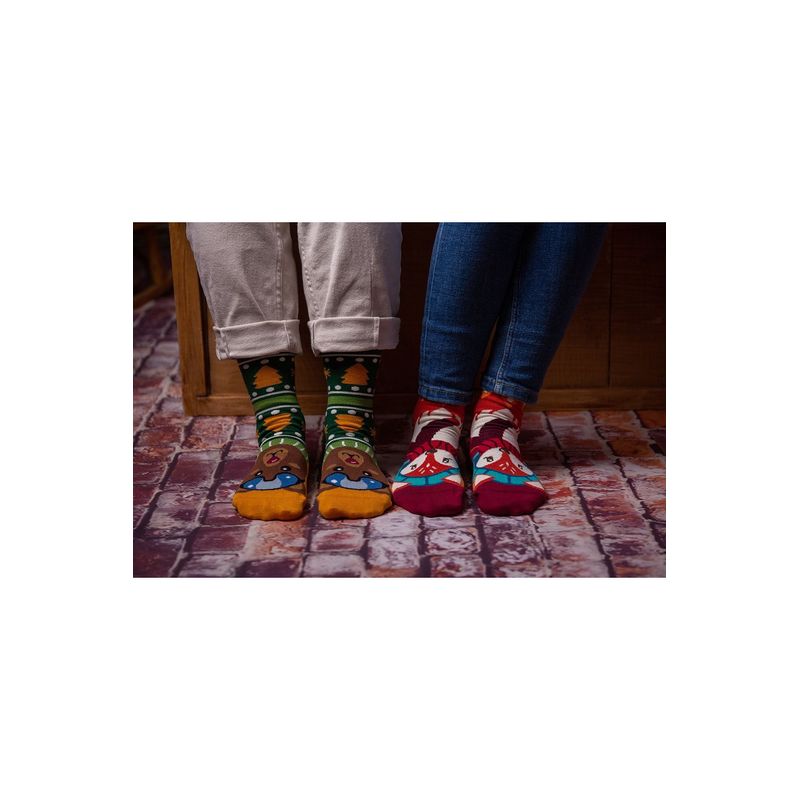Fashion, accesorii si bijuterii - Femei - Lenjerie si pijamale femei - Sosete si ciorapi femei - Sosete bambus de craciun Comfort Feet Socks CHRISTMAS BEAR, 43-46 EU - Infinity.ro