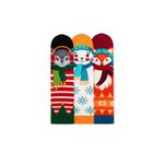 Fashion, accesorii si bijuterii - Femei - Lenjerie si pijamale femei - Sosete si ciorapi femei - Sosete bambus de craciun BOX 3 Comfort Feet Socks CHRISTMAS Mouse Rabbit Fox, 43-46 EU - Infinity.ro