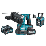 Casa si Gradina - Constructii - Scule electrice si accesorii - Rotopercutoare - Set rotopercutor Makita XTG 40V plus 3 acumulatori plus radio cadou - Infinity.ro