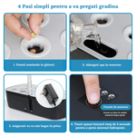 Casa si Gradina - Gradinarit si plante - Plante si ghivece - Ghivece si suporturi - Sistem de cultivare hidroponica, 12 plante, temporizator automat, lumini LED, inaltime reglabila, rezervor apa 4 L - Infinity.ro