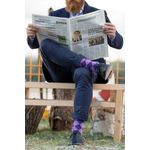 Fashion, accesorii si bijuterii - Femei - Lenjerie si pijamale femei - Sosete si ciorapi femei - Sosete bambus COMFORT FEET Argyle Purple Light, 35-38 EU - Infinity.ro