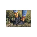 Fashion, accesorii si bijuterii - Femei - Lenjerie si pijamale femei - Sosete si ciorapi femei - Sosete bambus COMFORT FEET Argyle Yellow Brown, 35-38 EU - Infinity.ro
