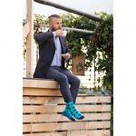 Fashion, accesorii si bijuterii - Femei - Lenjerie si pijamale femei - Sosete si ciorapi femei - Sosete bambus COMFORT FEET Argyle Petrol Turquise, 35-38 EU - Infinity.ro