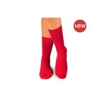 Fashion, accesorii si bijuterii - Femei - Lenjerie si pijamale femei - Sosete si ciorapi femei - Sosete bambus COMFORT FEET Rosu, 43-46 EU - Infinity.ro