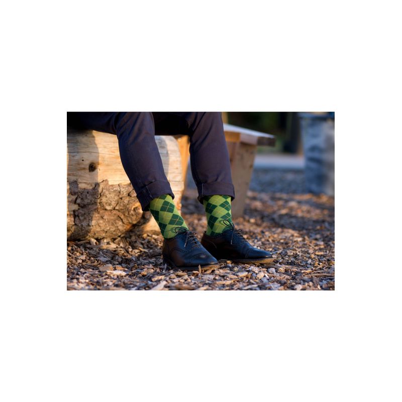 Fashion, accesorii si bijuterii - Femei - Lenjerie si pijamale femei - Sosete si ciorapi femei - Sosete bambus COMFORT FEET Argyle Luxury Box 7 Buc., 35-38 EU - Infinity.ro