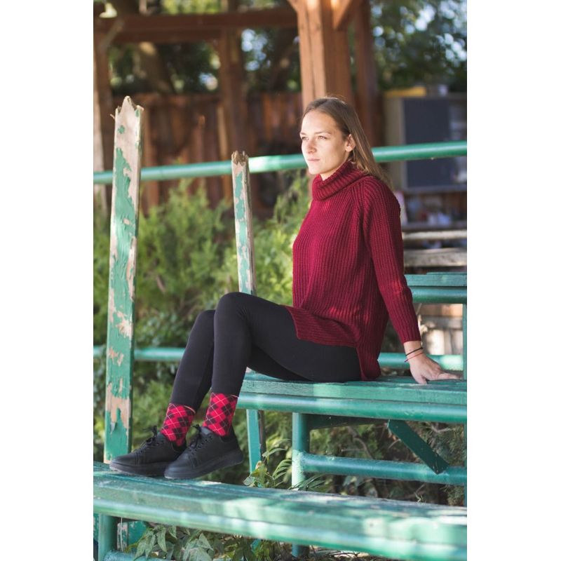 Fashion, accesorii si bijuterii - Femei - Lenjerie si pijamale femei - Sosete si ciorapi femei - Sosete bambus COMFORT FEET Argyle Luxury Box 7 Buc., 35-38 EU - Infinity.ro