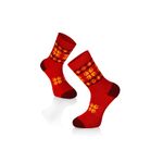 Fashion, accesorii si bijuterii - Femei - Lenjerie si pijamale femei - Sosete si ciorapi femei - Sosete bumbac Active Lifestyle Socks ETHNO Red, 39-42 - Infinity.ro