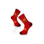 Fashion, accesorii si bijuterii - Femei - Lenjerie si pijamale femei - Sosete si ciorapi femei - Sosete bumbac Active Lifestyle Socks ETHNO Red, 35-38 EU - Infinity.ro