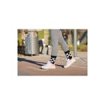 Fashion, accesorii si bijuterii - Femei - Lenjerie si pijamale femei - Sosete si ciorapi femei - Sosete bumbac Active Lifestyle SQUARES White Black, 35-38 EU - Infinity.ro