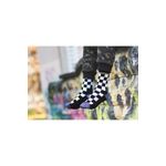 Fashion, accesorii si bijuterii - Femei - Lenjerie si pijamale femei - Sosete si ciorapi femei - Sosete bumbac Active Lifestyle SQUARES White Black, 35-38 EU - Infinity.ro