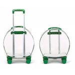 Petshop - Accesorii petshop - Culcusuri si custi - Genti si articole transport - Geanta tip troler, PROpets, panoramic, pentru pisici si caini de talie mica,  41x39x23cm - Infinity.ro