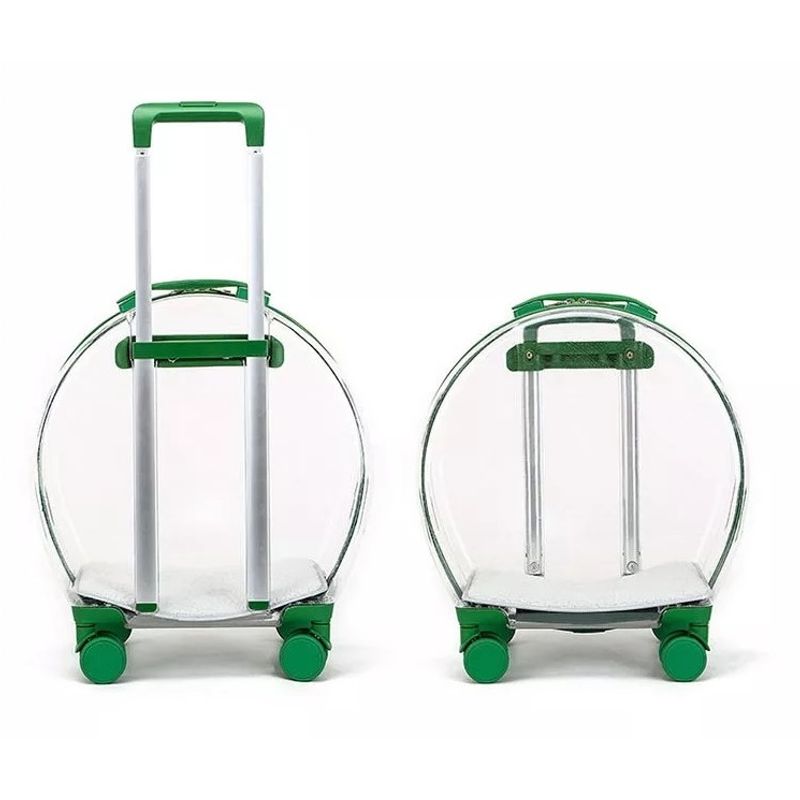 Petshop - Accesorii petshop - Culcusuri si custi - Genti si articole transport - Geanta tip troler, PROpets, panoramic, pentru pisici si caini de talie mica,  41x39x23cm - Infinity.ro
