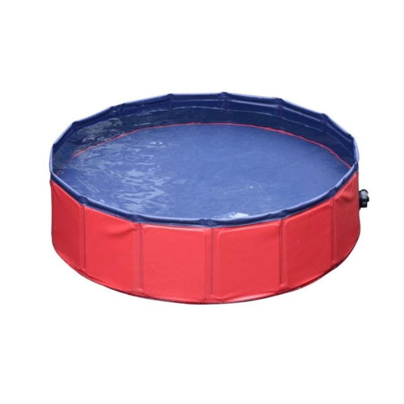 Petshop - Accesorii petshop - Jucarii animale - Ansambluri de joaca - Piscina pliabila, PROpets, pentru caini, pisici, copii, din PVC, 120x30cm - Infinity.ro