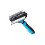 Petshop - Ingrijire si Igiena - Produse uz extern - Perii si manusi - Tesala si Perie trimmer 2 in 1 Animale, PROpets, Anti-naparlire, Descalcire blana, pentru tuns par scurt si lung, L - Infinity.ro