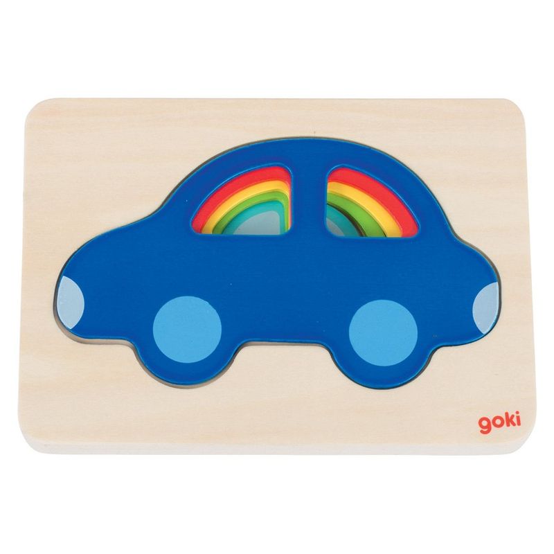 Jucarii, Copii si Bebe - Jucarii si jocuri - Jocuri si puzzle - Puzzle - Puzzle incastru Masinute colorate - Infinity.ro