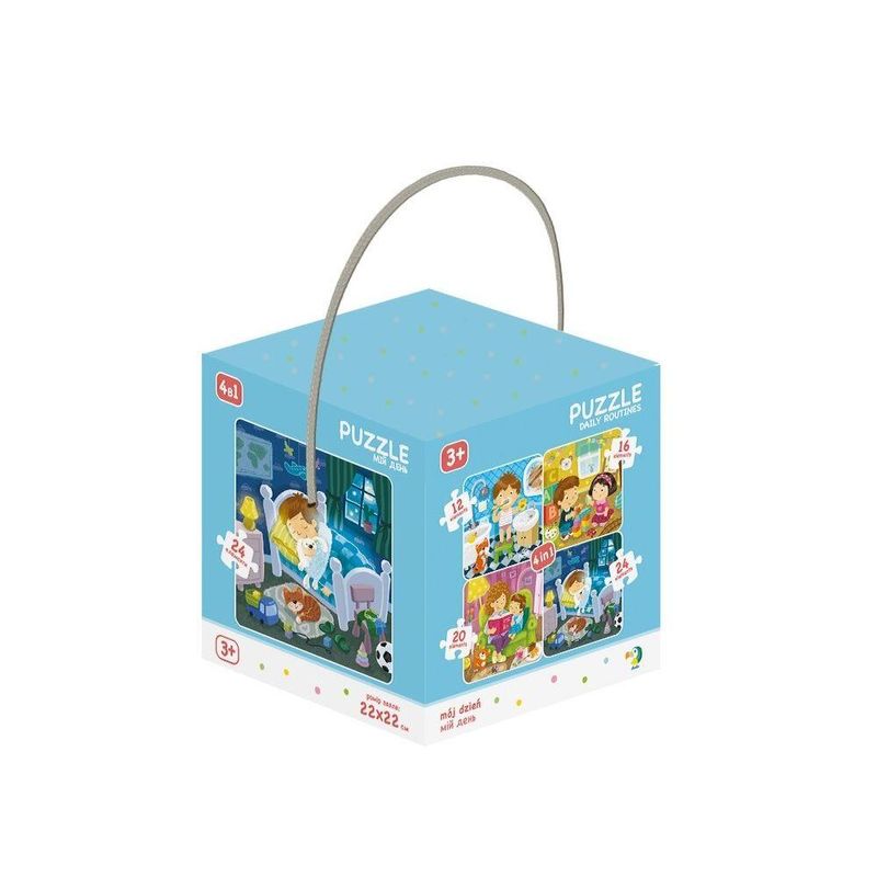 Jucarii, Copii si Bebe - Jucarii si jocuri - Jocuri si puzzle - Puzzle - Puzzle 4 in 1 - Activitatile zilnice (12, 16, 20, 24 piese) - Infinity.ro