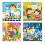 Jucarii, Copii si Bebe - Jucarii si jocuri - Jocuri si puzzle - Puzzle - Puzzle 4 in 1 - Activitatile zilnice (12, 16, 20, 24 piese) - Infinity.ro