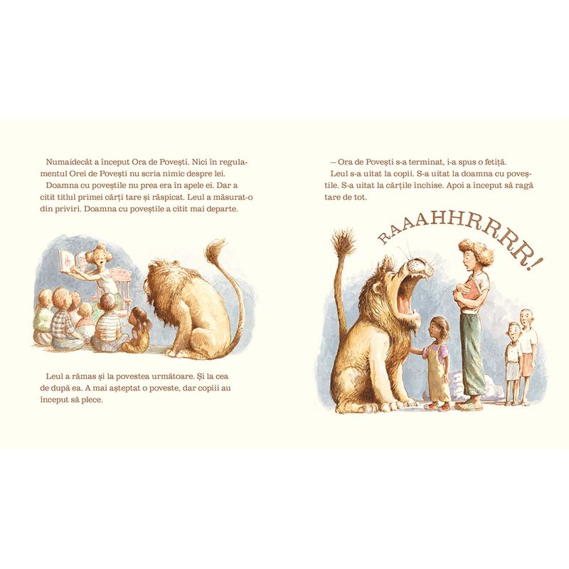 Carti si Birotica - Carti - Carti pentru copii - Basme si povesti - Leul din biblioteca - Michelle Knudsen - Infinity.ro