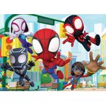 Jucarii, Copii si Bebe - Jucarii si jocuri - Jocuri si puzzle - Puzzle - Puzzle de colorat - Paienjenelul Marvel s™i prietenii lui uimitori (24 de piese) - Infinity.ro