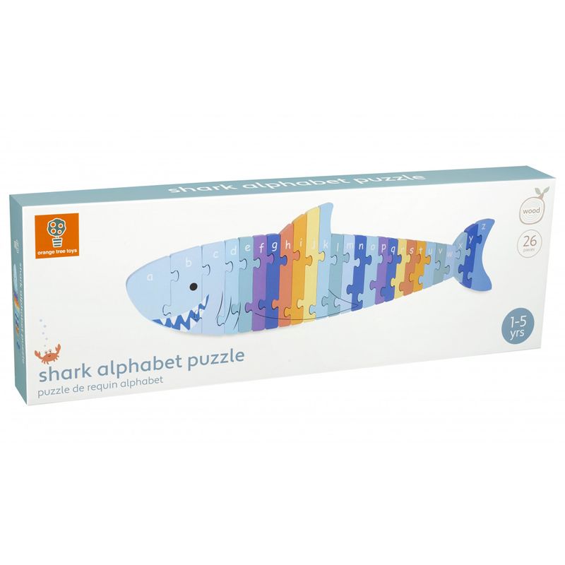 Jucarii, Copii si Bebe - Jucarii si jocuri - Jocuri si puzzle - Puzzle - Puzzle din lemn alfabet, Orange Tree Toys - Infinity.ro