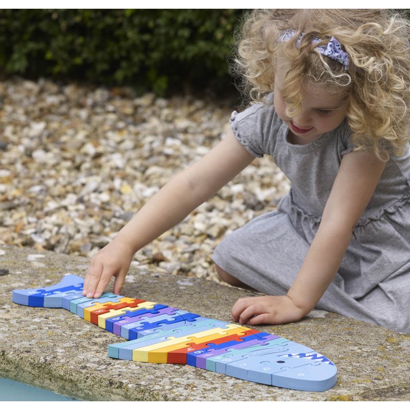 Jucarii, Copii si Bebe - Jucarii si jocuri - Jocuri si puzzle - Puzzle - Puzzle din lemn alfabet, Orange Tree Toys - Infinity.ro