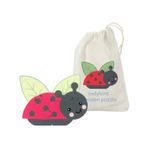 Jucarii, Copii si Bebe - Jucarii si jocuri - Jocuri si puzzle - Puzzle - Mini puzzle din lemn buburuza 3D, Orange Tree Toys - Infinity.ro