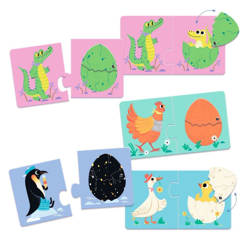 Jucarii, Copii si Bebe - Jucarii si jocuri - Jocuri si puzzle - Puzzle - Puzzle duo Djeco, Din ou - Infinity.ro