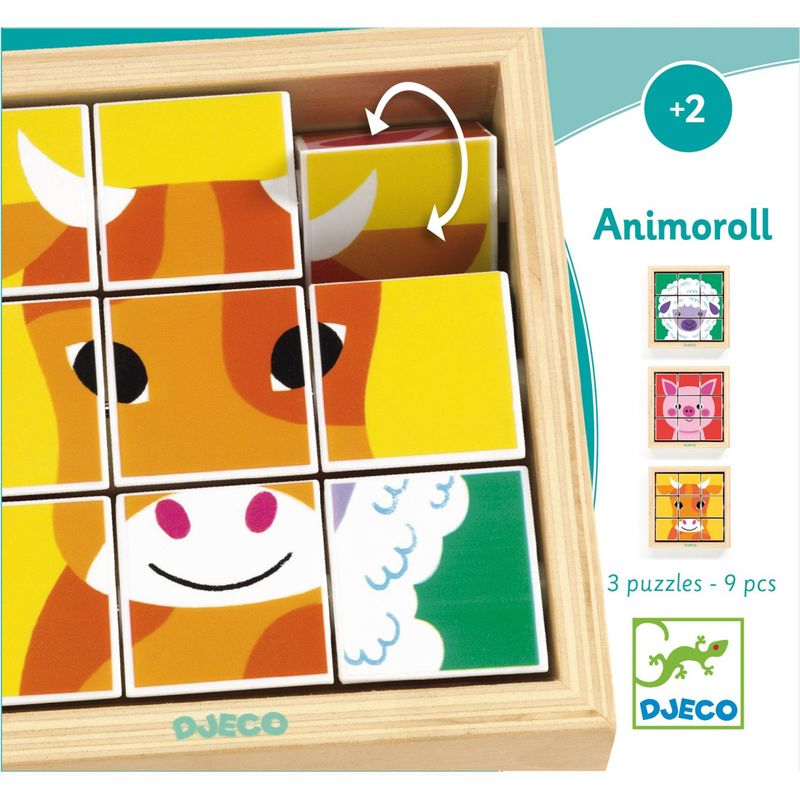Jucarii, Copii si Bebe - Jucarii si jocuri - Jocuri si puzzle - Puzzle - Puzzle Animoroll Djeco - Infinity.ro