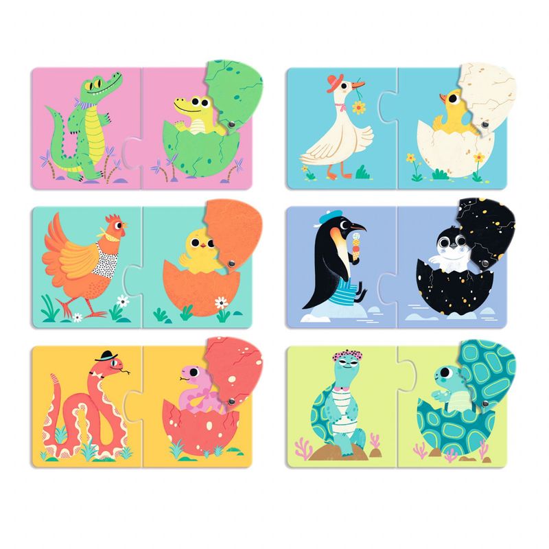 Jucarii, Copii si Bebe - Jucarii si jocuri - Jocuri si puzzle - Puzzle - Puzzle duo Djeco, Din ou - Infinity.ro