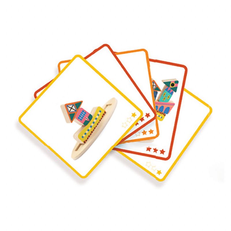 Jucarii, Copii si Bebe - Jucarii si jocuri - Seturi de constructie si cuburi - Seturi de constructie - Joc de constructie si echilibru Ze Stakaboom, Djeco - Infinity.ro