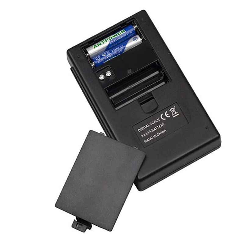 Casa si Gradina - Constructii - Depozitare, transport si protectie - Cantare electronice comerciale - Cantar digital de buzunar IdeallStore®, Special Weight, afisaj LCD, protectie plastic, 13 cm, 500g maxim, negru - Infinity.ro