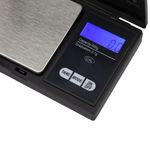 Casa si Gradina - Constructii - Depozitare, transport si protectie - Cantare electronice comerciale - Cantar digital de buzunar IdeallStore®, Special Weight, afisaj LCD, protectie plastic, 13 cm, 500g maxim, negru - Infinity.ro