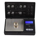 Casa si Gradina - Constructii - Depozitare, transport si protectie - Cantare electronice comerciale - Cantar digital de buzunar IdeallStore®, Special Weight, afisaj LCD, protectie plastic, 13 cm, 500g maxim, negru - Infinity.ro