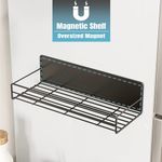 Casa si Gradina - Mobilier - Biblioteci si rafturi - Rafturi - Set 2 rafturi magnetice, Quasar & Co.®, pretabil condimente, 28,5x8,7x8 cm/29,7x10,5x8 cm, metal, negru - Infinity.ro