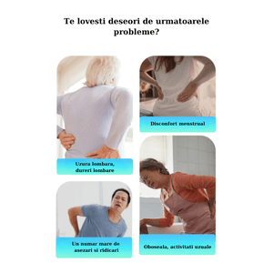 Aparat de masaj inteligent cu compresa electrica fierbinte, centura de masaj, ameliorarea durerii, masaj spate, Gri