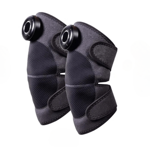 Aparat de masaj inteligent cu compresa fierbinte pentru genunchi, umeri si cot, Port de incarcare Type-C, Portabil, Gri