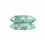 Casa si Gradina - Textile si covoare - Perne si pilote - Perne - Set 2 perne Green Flowers, 50x70 cm - Infinity.ro