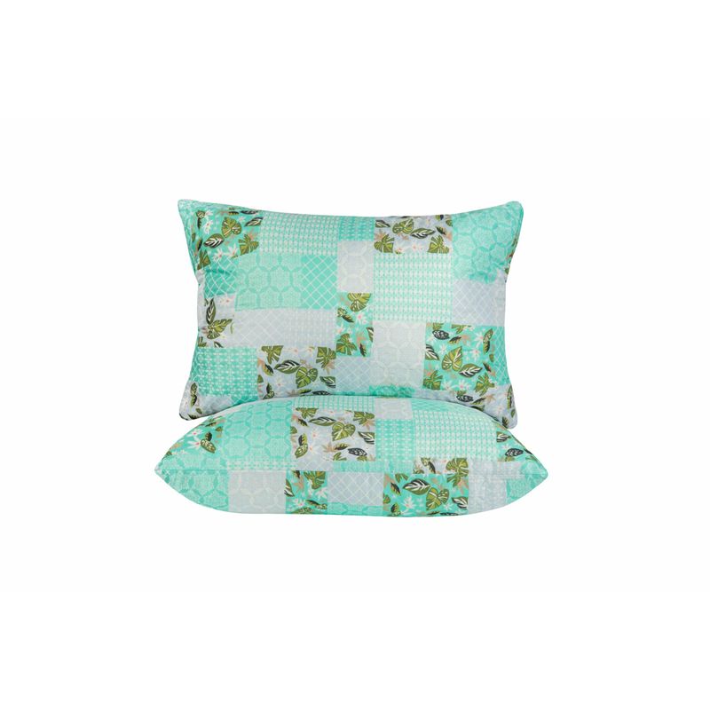 Casa si Gradina - Textile si covoare - Perne si pilote - Perne - Set 2 perne Green Flowers, 50x70 cm - Infinity.ro