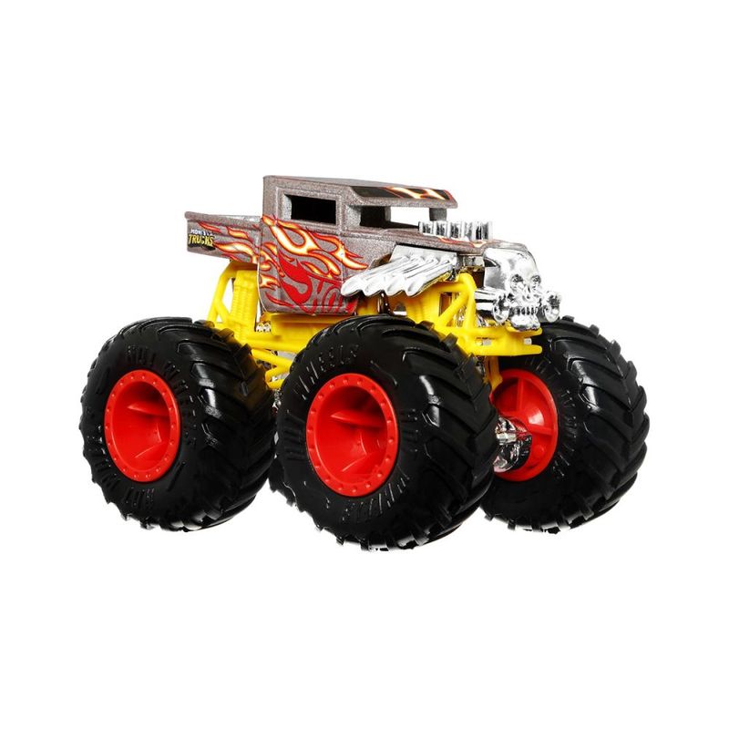 Jucarii, Copii si Bebe - Jucarii si jocuri - Jucarii & jocuri educative - Jucarii interactive - Masinuta Hot Wheels Monster Trucks, Bone Shaker - Infinity.ro