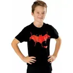 Jucarii, Copii si Bebe - Jucarii si jocuri - Jucarii de rol - Masti si costume copii - Tricou bumbac DC Batman Logo Kids pentru copii 116 cm 6 ani - Infinity.ro