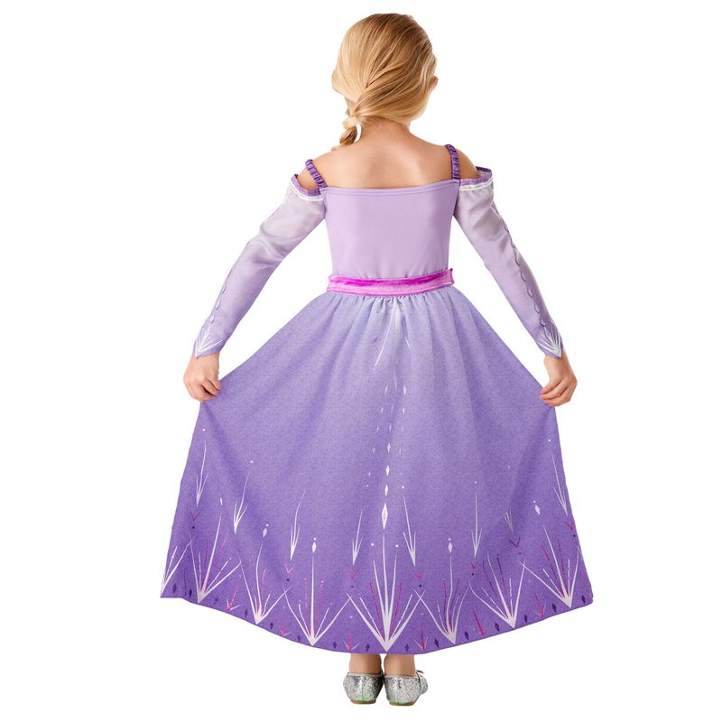 Jucarii, Copii si Bebe - Jucarii si jocuri - Jucarii de rol - Masti si costume copii - Costum Disney Printesa Elsa pentru fete -  Frozen 2 Prolog 130 cm 7-8 ani - Infinity.ro