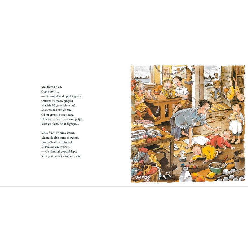 Carti si Birotica - Carti - Carti pentru copii - Basme si povesti - Cei sapte papa-lapte - Mary Ann Hoberman ilustratii de Marla Frazee - Infinity.ro