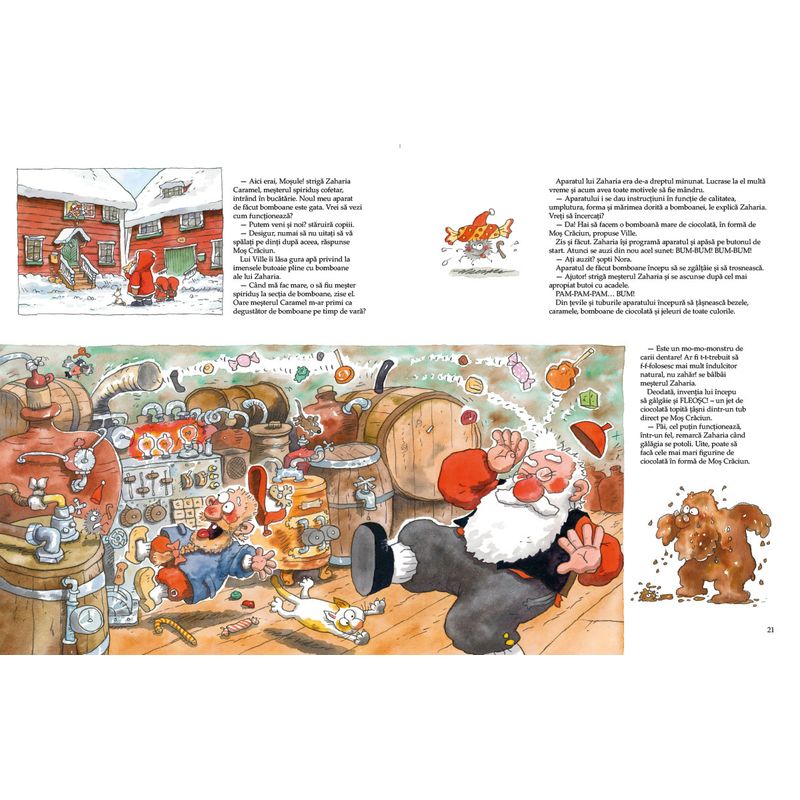 Carti si Birotica - Carti - Carti pentru copii - Basme si povesti - Mos Craciun si toba fermecata de Mauri Kunnas - Infinity.ro