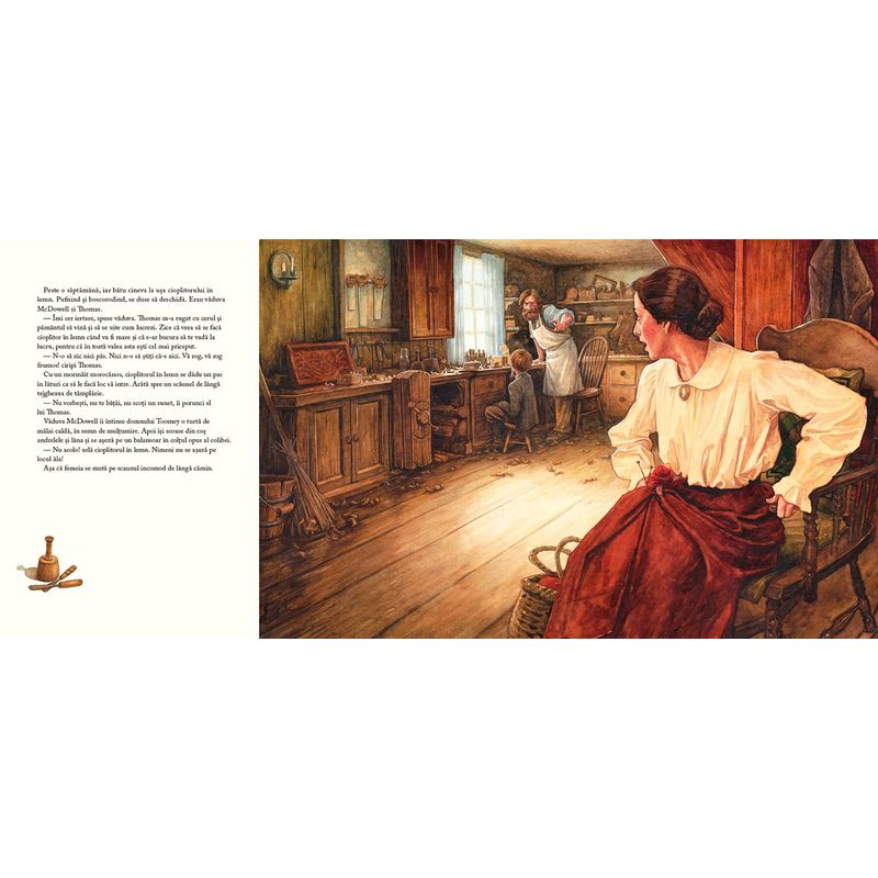 Carti si Birotica - Carti - Carti pentru copii - Basme si povesti - Minunea de Craciun a lui Jonathan Toomey de Susan Wojciechowski ilustratii de P.J. Lynch - Infinity.ro